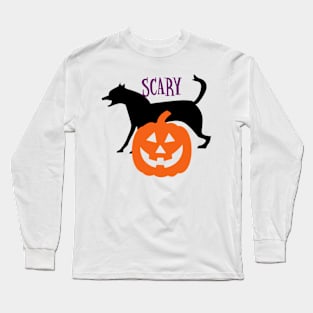 Halloween Wolf Long Sleeve T-Shirt